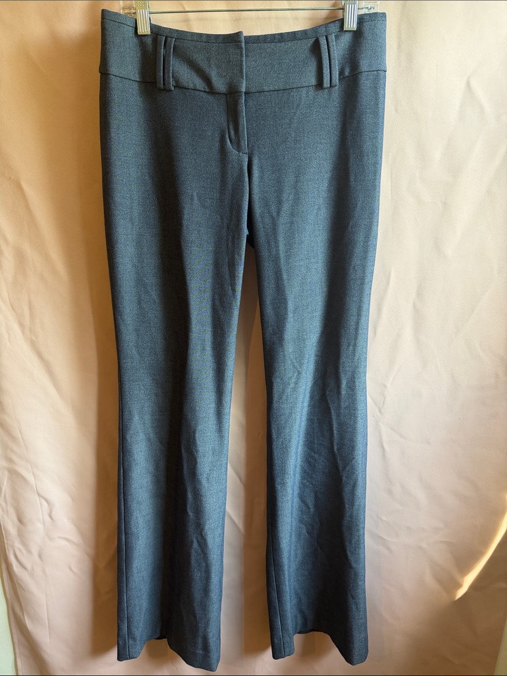 Express Charcoal Gray Boot Cut Dress Pants 4L